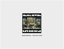 Tablet Screenshot of joanna-newsom.com